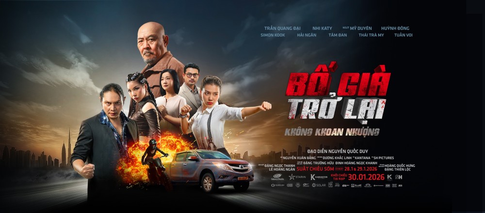 Phim hành động Bố Già Trở Lại chính thức ra rạp ngày 30.01.2026